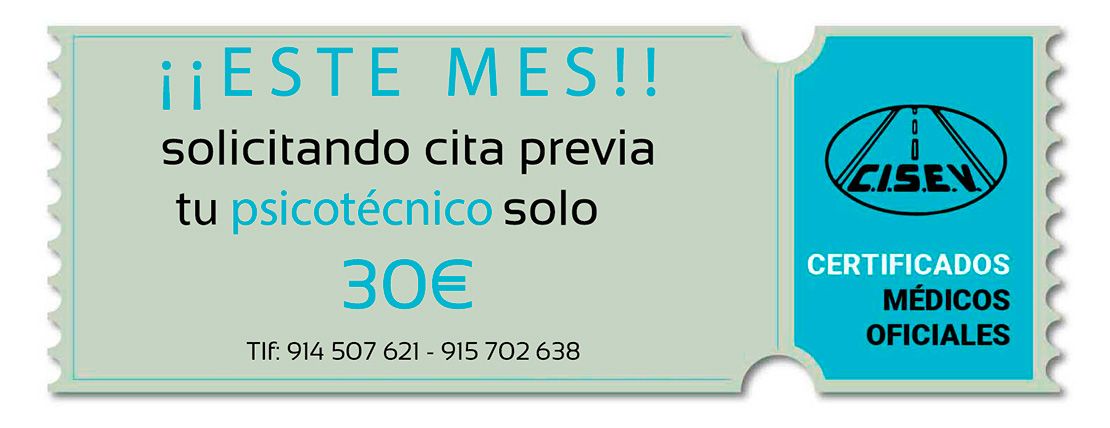 Oferta certificados médicos Madrid